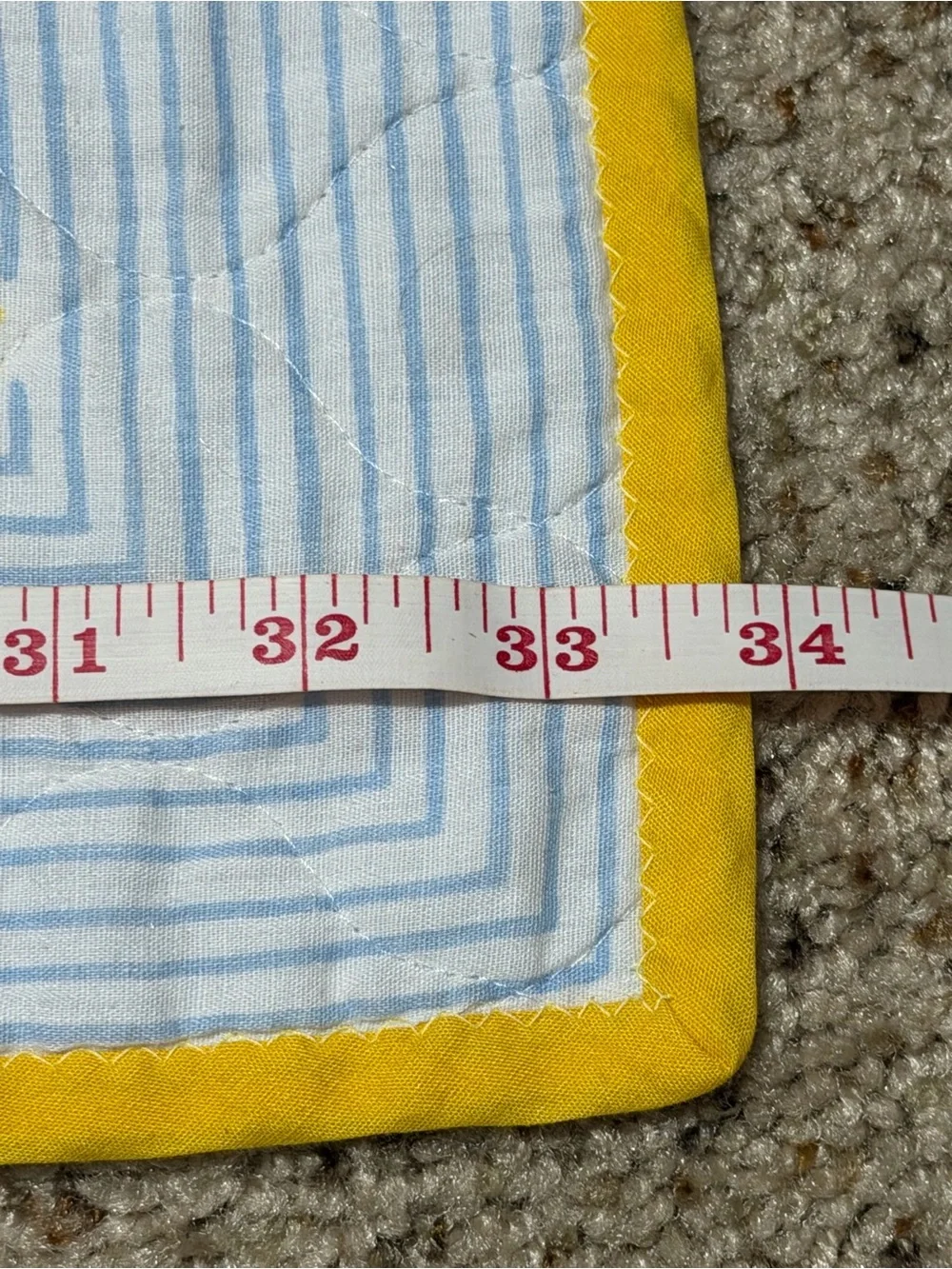 VTG That’s Our Baby Quilted Blanket - Mother Goose Cottage Core Country 34”x43”